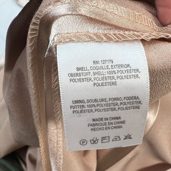 Jenny Yoo Corinne Satin Crepe Dress Halter Maxi Bridesmaid Wedding Petal 4 - Picture 15 of 15